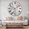 Designart Garden Dreams Flower Farmhouse Wall Clock